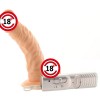 Vantuzlu Titreşimli Anal Penis - 15 Cm