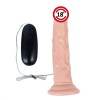 Titreşimli Anal & Vajinal Gerçekçi Doku Dildo – 18.5 cm