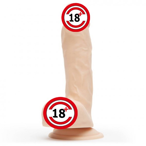 Gerçekçi Realistik Testisli Penis 18 cm – Maksimum Konfor ve Gerçekçilik