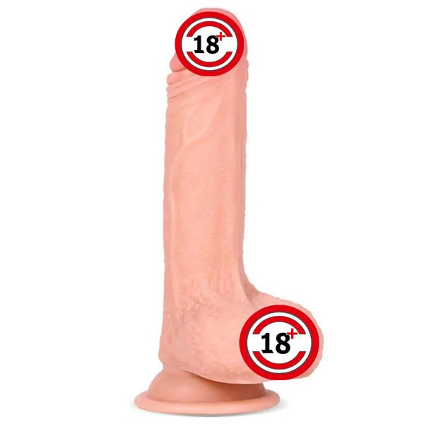 Dual Layer Oynar Derili Realistik Penis 18 cm – Esnek ve Doğal Tasarım