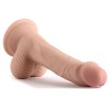 Kaydırmalı Cilt Çift Katmanlı Dildo - 19 Cm