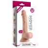Kaydırmalı Cilt Çift Katmanlı Dildo - 19 Cm