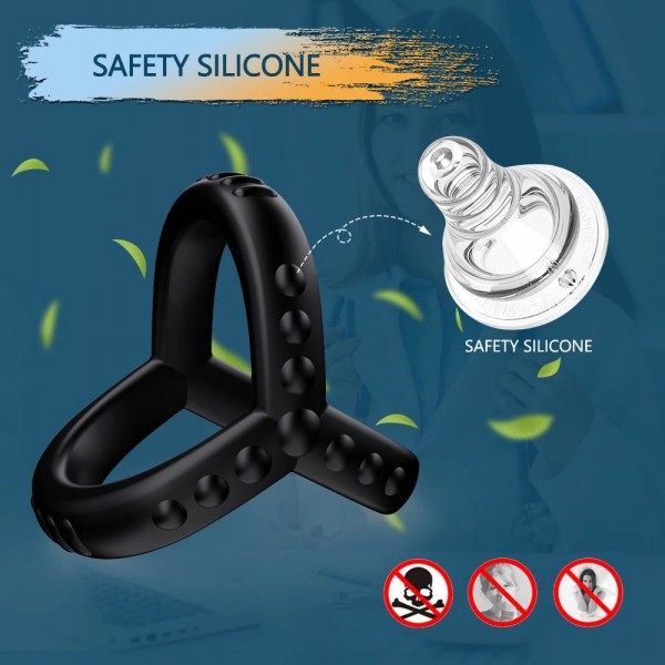 Ultra Esnek Yapılı Silikon Penis Halkası