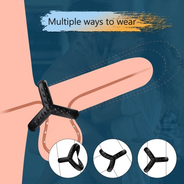 Ultra Esnek Yapılı Silikon Penis Halkası