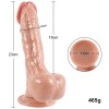Ekstra Yumuşak Çift Katmanlı Realistik Dildo - 23 cm
