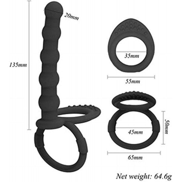 Çift Penetrasyon Strapon Dildo – Gerçekçi Silikon, Çoklu Kullanım ve Yoğun Zevk