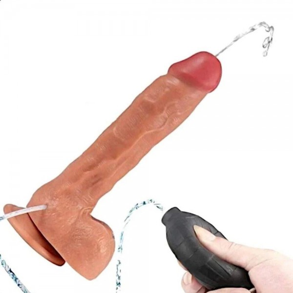 Su Fışkırtmalı Vantuzlu Ultra Realistik Penis