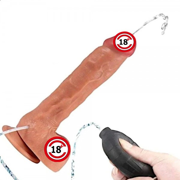 Su Fışkırtmalı Vantuzlu Ultra Realistik Penis