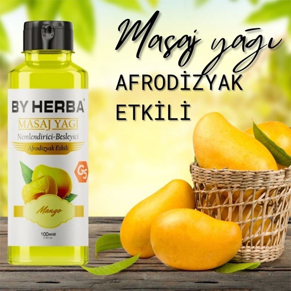 Mango Aromalı Masaj Yağı - 100 ml