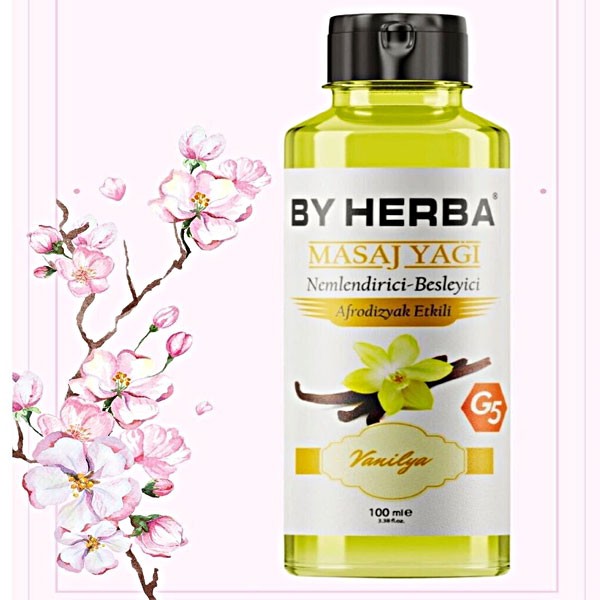 Vanilya Aromalı Masaj Yağı - 100 ml