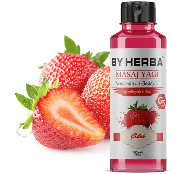 Çilek Aromalı Masaj Yağı - 100 ml