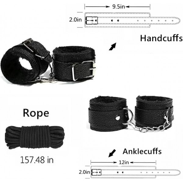 BDSM Kiti - 7 Parça Deri Esaret Seti