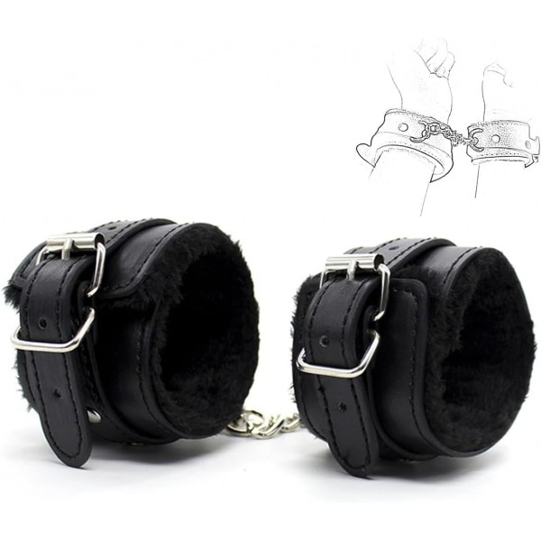 Ayarlanabilir Kelepçeler – Uniseks Konforlu Esaret Seti