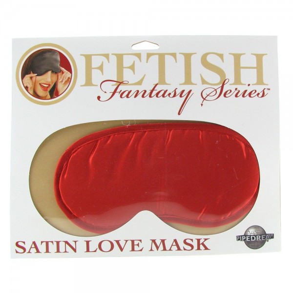 Fetish Fantasy Satin Love Mask in Red
