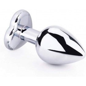 Başlangıç Fitcup Kristal Detaylı Metal Anal Tıkaç – 9 cm / 4 cm Çap