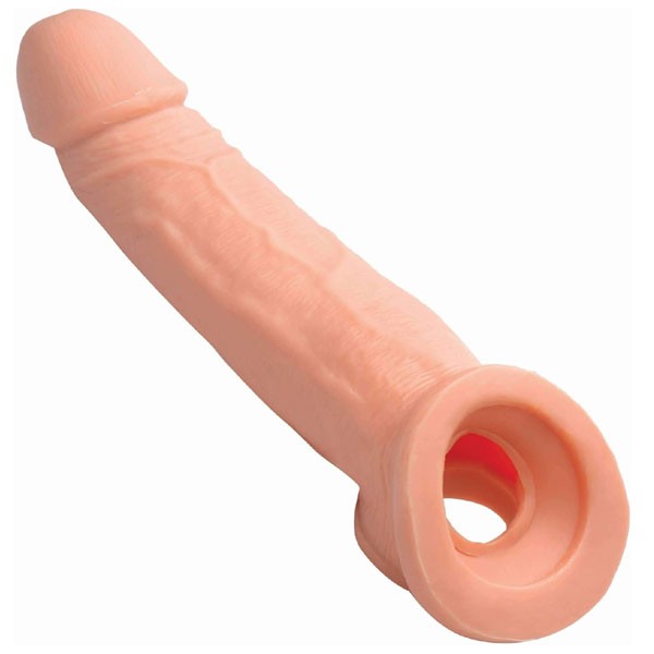 Dolgulu Realistik Penis Kılıfı - 6,5 cm