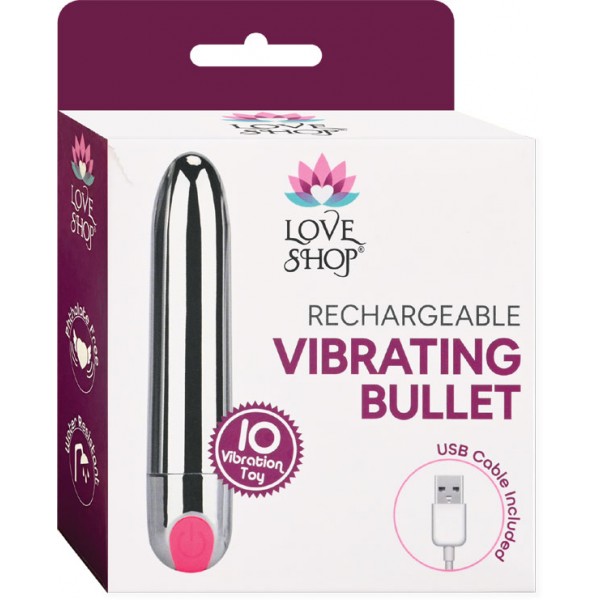 Şarj Edilebilir, Su Geçirmez Vibe Bullet Titreşimli Vibratör
