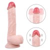 Gerçekçi Titreşimli Vakumlu Yapay Penis - 21 cm
