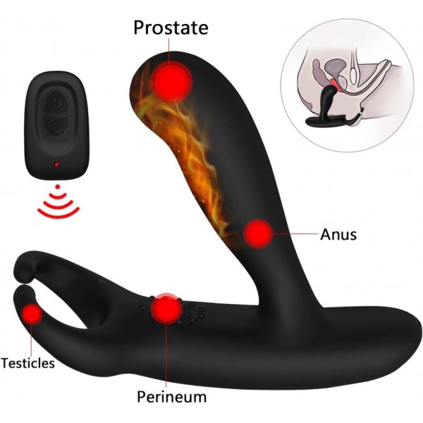 Uzaktan Kumandalı Titreşimli Isıtmalı Anal Plug