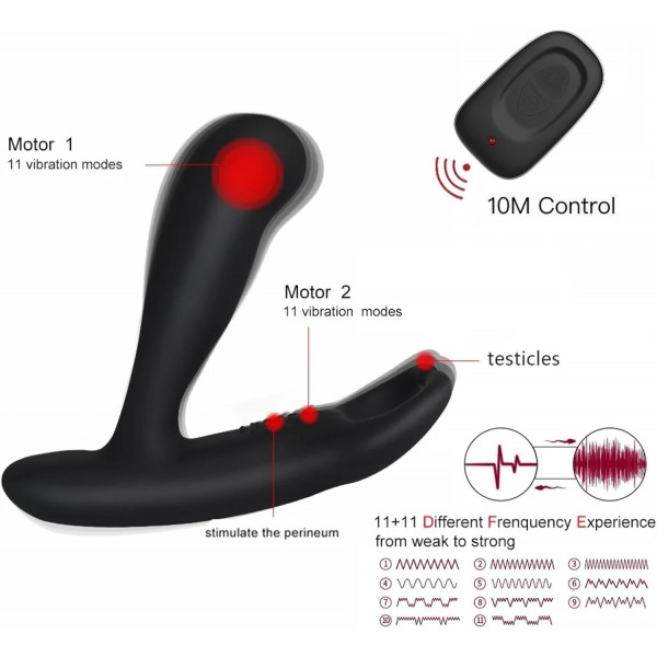 Uzaktan Kumandalı Titreşimli Isıtmalı Anal Plug