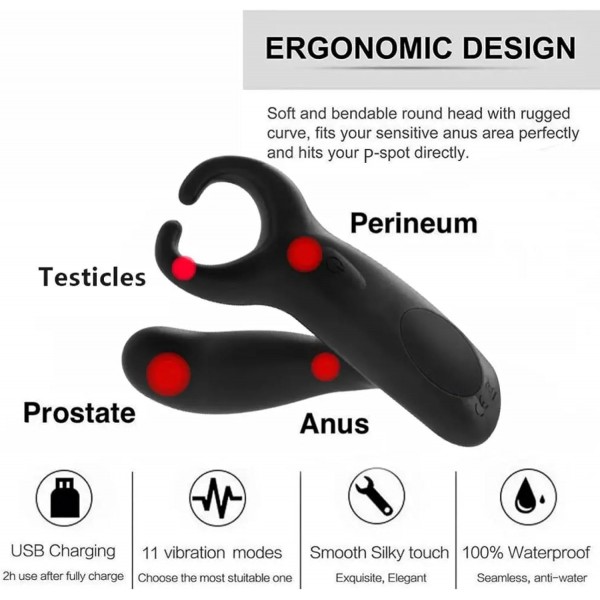 Uzaktan Kumandalı Titreşimli Isıtmalı Anal Plug