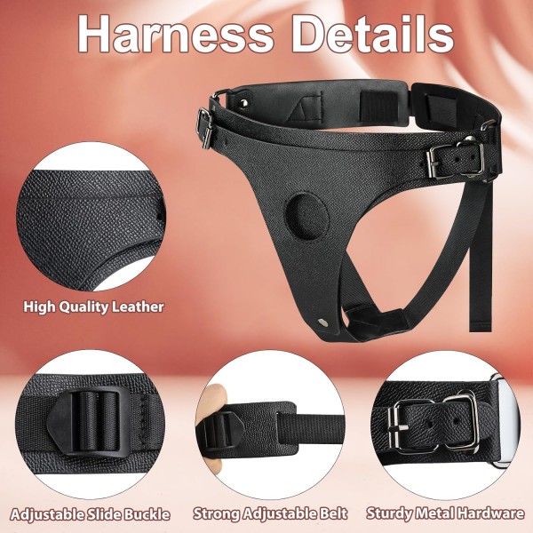 Ayarlanabilir Ultra Gerçekçi Belden Bağlamalı Penis - 21 cm