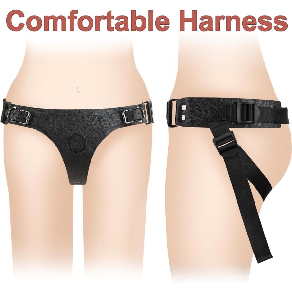 Ayarlanabilir Ultra Gerçekçi Belden Bağlamalı Penis - 21 cm