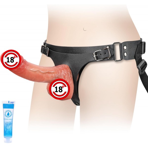 Ayarlanabilir Ultra Gerçekçi Belden Bağlamalı Penis - 21 cm