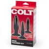 Colt Trainer 3’lü Anal Plug Set – Kademeli Konfor, Güvenli Hazırlık