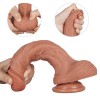 Ultra Gerçekçi Sıvı Silikon Belden Bağlamalı Penis - 22 Cm