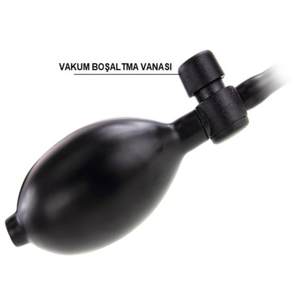 Bigger Joy Manuel Pompalı Şişme Yapay Penis - 16 Cm