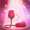 Şarjlı Titreşimli İtme Hareketli Rose Sucking Vibratör