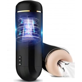 Manyetik USB Şarjlı Titreşimli Emme Ayarlı Mastürbatör