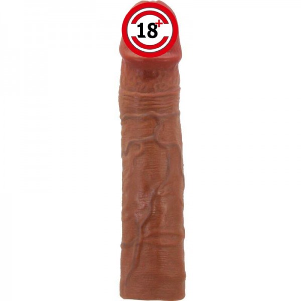 Chelsea Gerçek Hissiyatlı Uzatıcı Penis Kılıfı – Brown