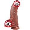 Çift Katmanlı 10 Fonksiyonlu Yukarı-Aşağı Titreşimli Kumandalı Dildo