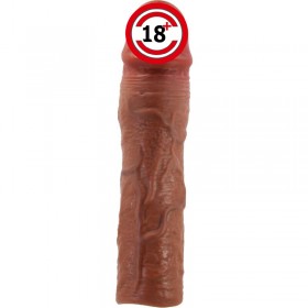 Stevenson Gerçek Hissiyatlı Uzatıcı Penis Kılıfı – 20 Cm