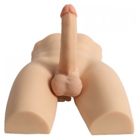 Gerçekçi Erkek Gövde Seks Bebeği – 17 cm