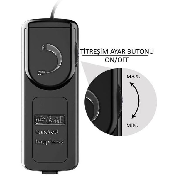 Flirt Titreşimli Göğüs Uyarıcı | Ayarlanabilir Haz ve Kontrol Seninle