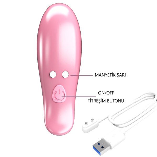 Leaf - Manyetik Şarjlı Titreşimli Göğüs Uyarıcı Vibratör