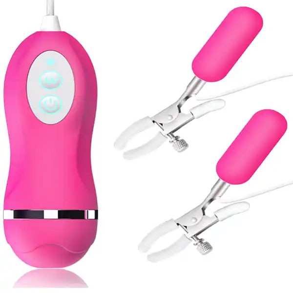 Rice Cake Titreşimli Göğüs Klipsi – 7 Modlu Şehvetli Uyarım