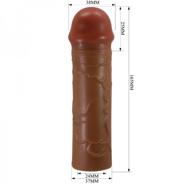 Gerçek Hissiyatlı Uzatıcı Penis Kılıfı – 16,5 Cm