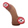 MARC Çift Katman Silikon Penis – Ultra Gerçekçi, Güçlü Vantuzlu - 28 Cm