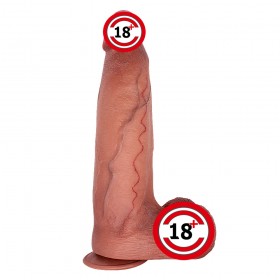 MARIO Çift Katman Titreşimli Penis – 33 cm, Uzaktan Kumandalı