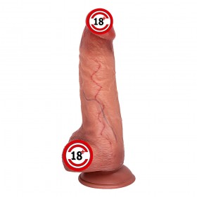 RAUL Çift Katman Titreşimli Penis – Gerçekçi, Uzaktan Kumandalı 24 cm
