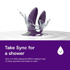 We-Vibe Sync 2nd Gen Çiftler İçin Telefon Kontrollü Vibratör – Mor