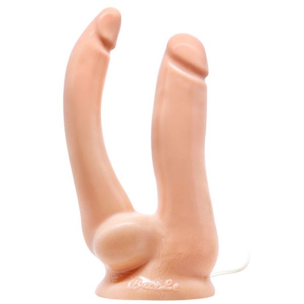 Anal ve Vajinal Titreşimli Penis – 21 Cm