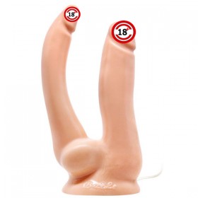 Anal ve Vajinal Titreşimli Penis – 21 Cm
