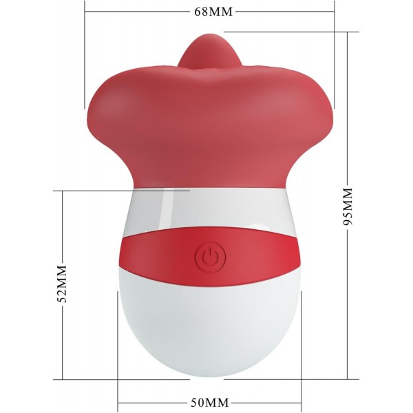 Gerçekçi Ağız ve Dil Tasarımlı USB Şarjlı Seks Oyuncağı