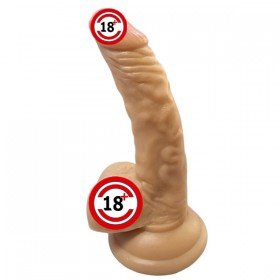 Öne Eğri Realistik Dildo 18 cm – Gerçek Hissin Gücüyle Tanışın