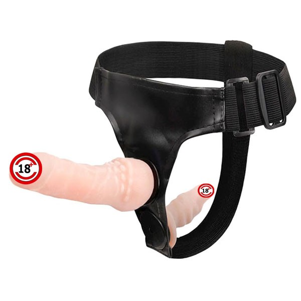 Çift Uçlu Ayarlanabilir Strap-On | Gerçekçi Silikon Set